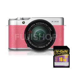 Fujifilm X-A10 Kit XC 16-50mm - Pink