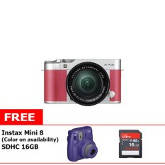 Fujifilm X-A3 Kit 16-50mm OIS II Kamera Mirrorless + Free Memory Sandisk 16GB Class 10 + Instax Mini 8 (warna tergantung ketersediaan)