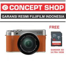 FUJIFILM XA-10 16-50MM BROWN / XA 10 / XA10 RESMI SD
