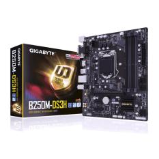 Gigabyte Motherboard GA-B250M-DS3H - Socket 1151 DDR4 - Hitam