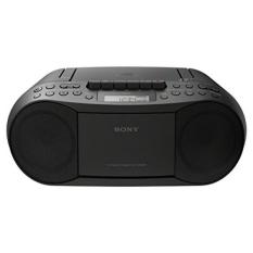 GPL/Sony Stereo CD/Kaset BOOMBOX Home Audio Radio, Hitam (CFDS70BLK) -termasuk GTR GROUP CD Cleaner/kapal dari AMERIKA SERIKAT-Intl