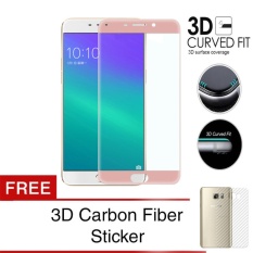 Grace Oppo F1 Plus / R9 Tempered Glass + PET - 3D Full Cover - Lis Rose Gold