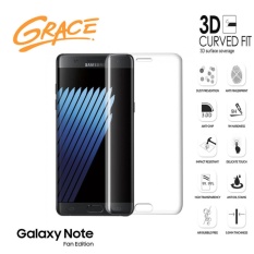 Grace Samsung Galaxy Note FE / Fan Edition - 5.7 inch Tempered Glass - 3D Curved Full Cover - Clear