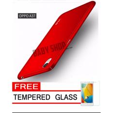 Hardcase Case For OPPO A37 / NEO 9 Ultra Slim Shockproof Premium Matte elegan Free Tamper Glass