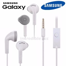 Headset Samsung Galaxy J5 2015 (J500) Handsfree Headphones Bass Audio High Qualty - Putih