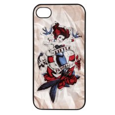 Heavencase Disney 07 Ariel Little Mermaid Rubber/Soft Case For iPhone 4/4s Case - Hitam
