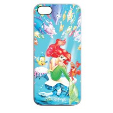Heavencase Disney 14 Ariel Little Mermaid Rubber/Soft Case For iPhone 5/5s Case - Putih