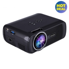 Kualitas Tinggi Mini Proyektor 1800 Lumens TV Home Theater Dukungan Full HD 1080 P Video Media Player HDMI 3D Beamer LED Proyektor (Putih, Hitam)-Intl