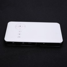 Home Theater Cinemas DLP LED Projector Smart TV Box 2 IN 1 WiFi Bluetooth TF USB--European Plug European Plug - intl