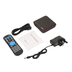 Hot Jual Aksesoris Teknologi Android TV Kotak TV Box Set Top Box TV Tuner Box Premium Kinerja Tinggi M8S PRO 4 K X 2 K HDTV Film UK Plug-Intl