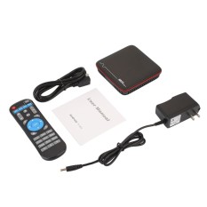 Hot Jual Aksesoris Teknologi TV Kotak TV Tuner Box Android TV Box Set Top Box Smart Premium HDMI Android 7.1 HD Jaringan US Plug-Intl