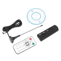Hot Jual Aksesoris Teknologi USB 2.0 FM DAB DVB-T R820T Dukungan SDR HDTV TV Stick Tuner Receiver dengan Antena- INTL