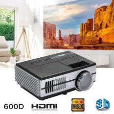 Hot Jual Aksesoris Teknologi Video Proyektor Mini Proyektor LED 3D Proyektor Premium Portable 7000 Lumens 600D Laptop Kantor-Intl
