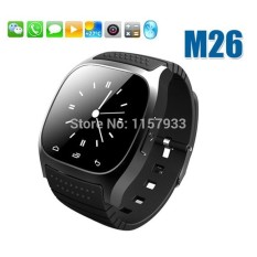 Hot Wholesale sport Smart Bluetooth Watch digital luxury M26 wristwatch men women with Dial Pedometer for Android Samsung phone - intl
