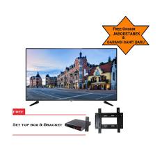 ICHIKO SMART TV LED 65inch Ultra HD 4K (model ST6596) Free Bracket dan STB T2