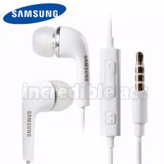 Incredible Headset Samsung Stereo Headset Flat Cable For Samsung Galaxy J5/S4/S5 - Putih