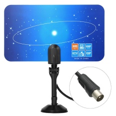 Indoor Antena TV Digital PAL Standar 1080 P Analog VHF/UHF Sinyal Digital IEC Konektor untuk HDTV/DTV Hanya untuk Vietnam Malaysia Singapura Indonesia Thailand-Intl