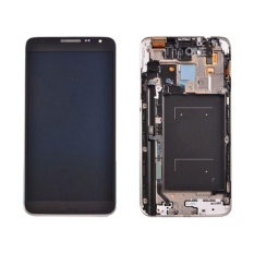 Saya Parts Beli untuk Samsung Galaxy Note 3 Neo/N7505 Asli LCD Display + Layar Sentuh Digitizer dengan Frame (hitam) -Intl