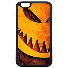 iPhone 5c Case,Halloween Pumpkin Sharp Teeth Illustration Rugged TPU Black Bumper Protective Case Back Cover for iPhone 5c - intl
