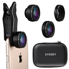 iPhone Lens Kit, Wide Angle Lens Fisheye Lens Macro Lens Cell Phone Camera Clip Lens Attachment Kit for iPhone 6 7 Plus Samsung Android Smartphones