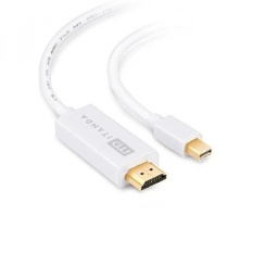 ITANDA Mini DisplayPort (Thunderbolt) to HDMI Cable. Mini DP toHDMI Female 6ft Cord Gold Plated for MacBook. iMac(LG51) MacbookPro Surface Pro Dock in White JYYd12727 - intl