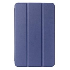 Jingle Kulit Buatan Folding Stand Cover untuk Samsung Galaxy Tab A 10.1 2016 T580N (biru Tua)