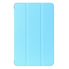 Jingle Kulit Buatan Folding Stand Cover untuk Samsung Galaxy Tab A 10.1 2016 T580N (Sky Blue)
