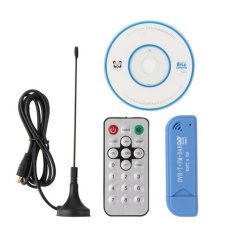 Jingle Rincian Tentang USB 2.0 Digital DVB-T SDR + DAB + FM HDTV TV Tuner Receiver Stick RTL2832U + R820T2 -Intl