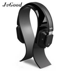 JvGood Acrylic Headphone Stand Gaming Headset Holder/Hanger Meja Display Stand, Ekstra Tebal-Hitam