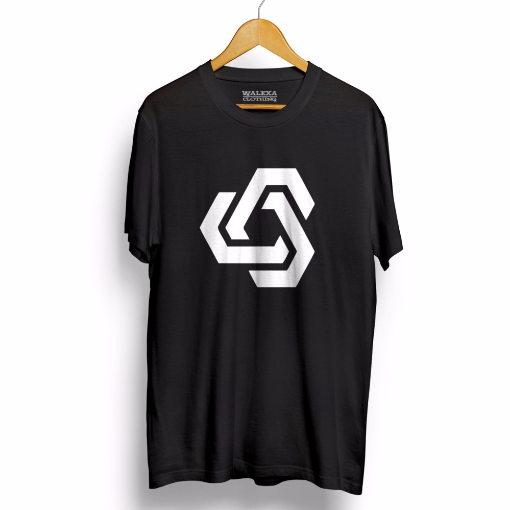 Kaos WALEXA Geo 3 - T-Shirt - Hitam