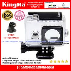 KingMa Original Waterproof Case free Tripod Mount for Xiaomi Yi International Xiaomi Yi Travel