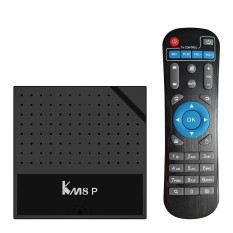 KM8P Smart Android 7.1 TV Box Amlogic S912 Octa Core 64bit H.265 UHD 4K VP9 3D Mini PC WiFi AirPlay Miracast DLNA EU Plug - intl