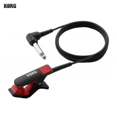 KORG CM-200-BKRD Piezo Clip-on Contact Microphone Mic with 6.35mm 1/4inch Plug for Tuners Instruments - intl