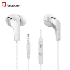 Langsdom R29 In-Ear Metal Headsets Stereo Music Earbuds with Microphone Volume Control Earphones for iPhone Xiaomi Samsung All Phones PC