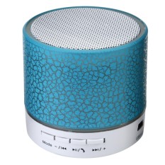 LED Portable Mini Bluetooth Speaker Wireless Bass Speaker With TF USB FM Radio #blue - intl