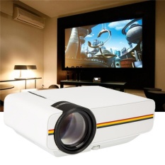 LED Projector Support 1080P Portable Mini Projector Ideal for Home Theater Video Plug : UK - intl