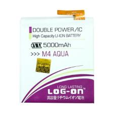 LOG-ON Battery For Sony Xperia M4 Aqua 5000mAh - Double Power & IC Battery - Garansi 6 Bulan