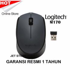 Logitech M170 Wireless Mouse - Hitam .