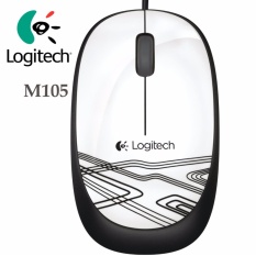 Logitech Original Mouse M105 - Putih.