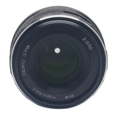 Meike 50mm f2.0 Large Aperture Manual Focus lens APS-C For 4/3System Mirrorless Cameras Canon EOS M1 M2 M3