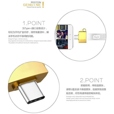 Logam Tipe C OTG USB 3.1 TYPE C untuk USB 2.0 OTG Konektor Adapter Pria untuk Adaptor Female dengan Key Rantai untuk OTG Smart Phone Gamepad mouse Keyboard U Disk-Intl 3