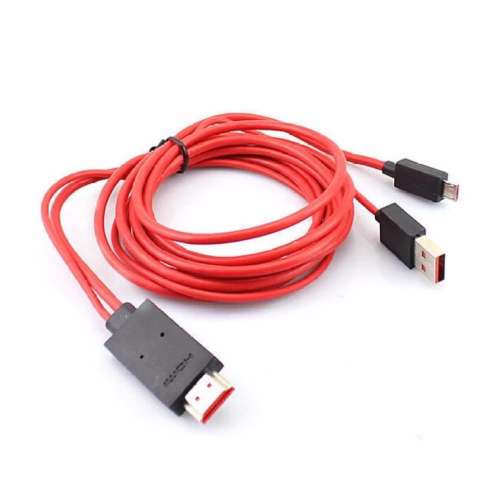 MHL micro USB untuk HDMI 1080P HDTV kabel adaptor untuk Samsung Galaxy S2 II i9100,