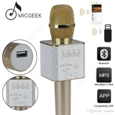MIC Q9 WIRELESS BLUETOOTH SMULE KARAOKE SPEAKER TERBARU Q9 smule mic
