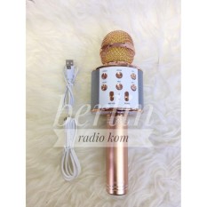 Wster Original Mic Bluetooth Wireless Karaoke Smule Microphon Ws-858 Like Tuxun Q7 Q9