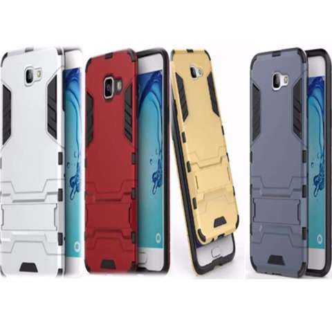MNC Case Robot Samsung Galaxy J7 Prime Robot Rudge With Stand Series - RANDOM COLOR FREE