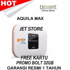 Modem Bolt Aquila Max Wifi 4G LTE - Putih + Bonus Kuota Total 32Gb