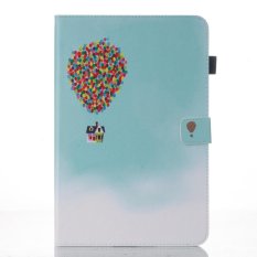 Moonmini Case untuk Samsung Galaxy Tab A 10.1 dengan S Pen P580 Case Dompet Stand Leather Case Flip Cover- Balon Rumah-Intl