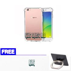 MR Soft Case Anti Crack Oppo A71 Anti Shock Case Oppo A71 / Ultra thin / Casing Oppo A71 / Silicone / Silikon Hp / - Clear + ring