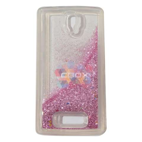 MR softshell Water Glamour Lenovo A2010 Soft Case Glitter Polos / Casingg Lenovo - Pink Muda
