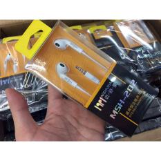 MSH 202 Earphone Universal Mp3 Handsfree Mp3 Handsfree mp4 earphone for iphone - White